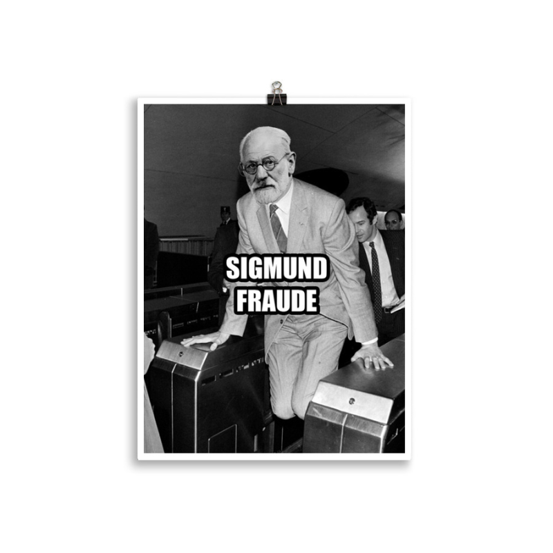 Poster Sigmund Fraude | Parodisiaque