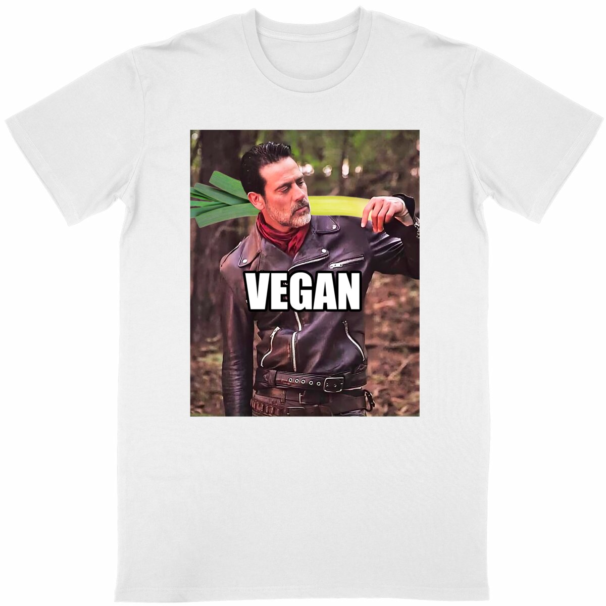 T-shirt Vegan | Parodisiaque - face_blanc