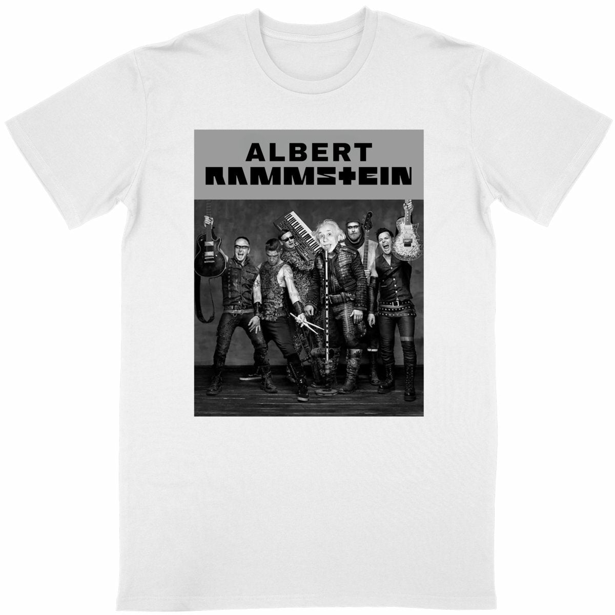 T-shirt Albert Rammstein | Parodisiaque - face_blanc