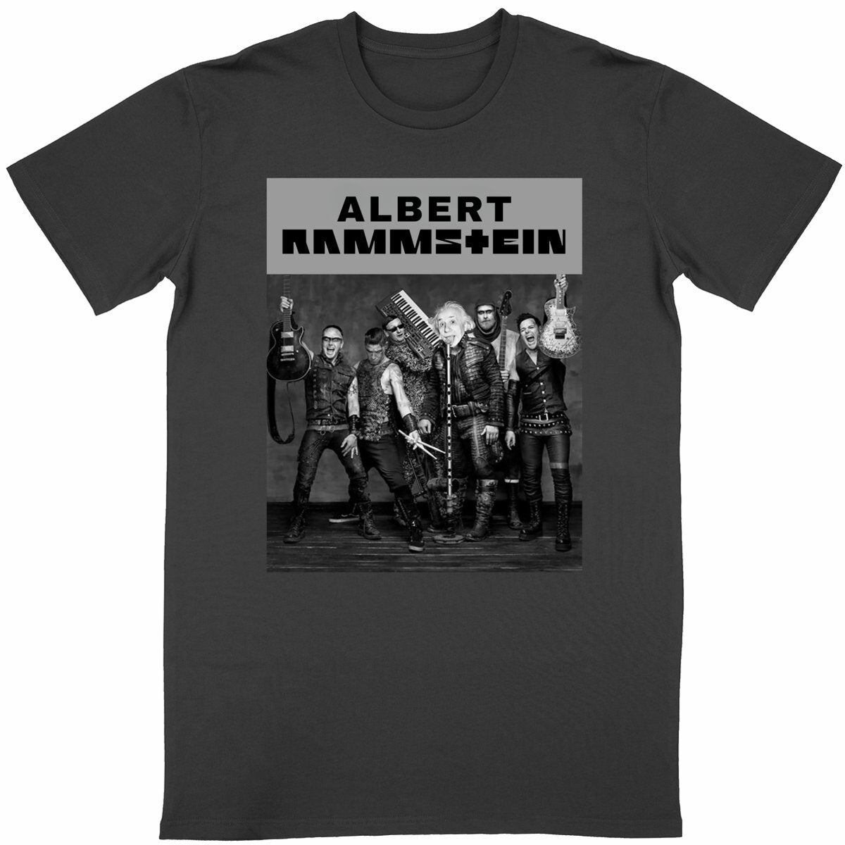 T-shirt Albert Rammstein | Parodisiaque - face_noir