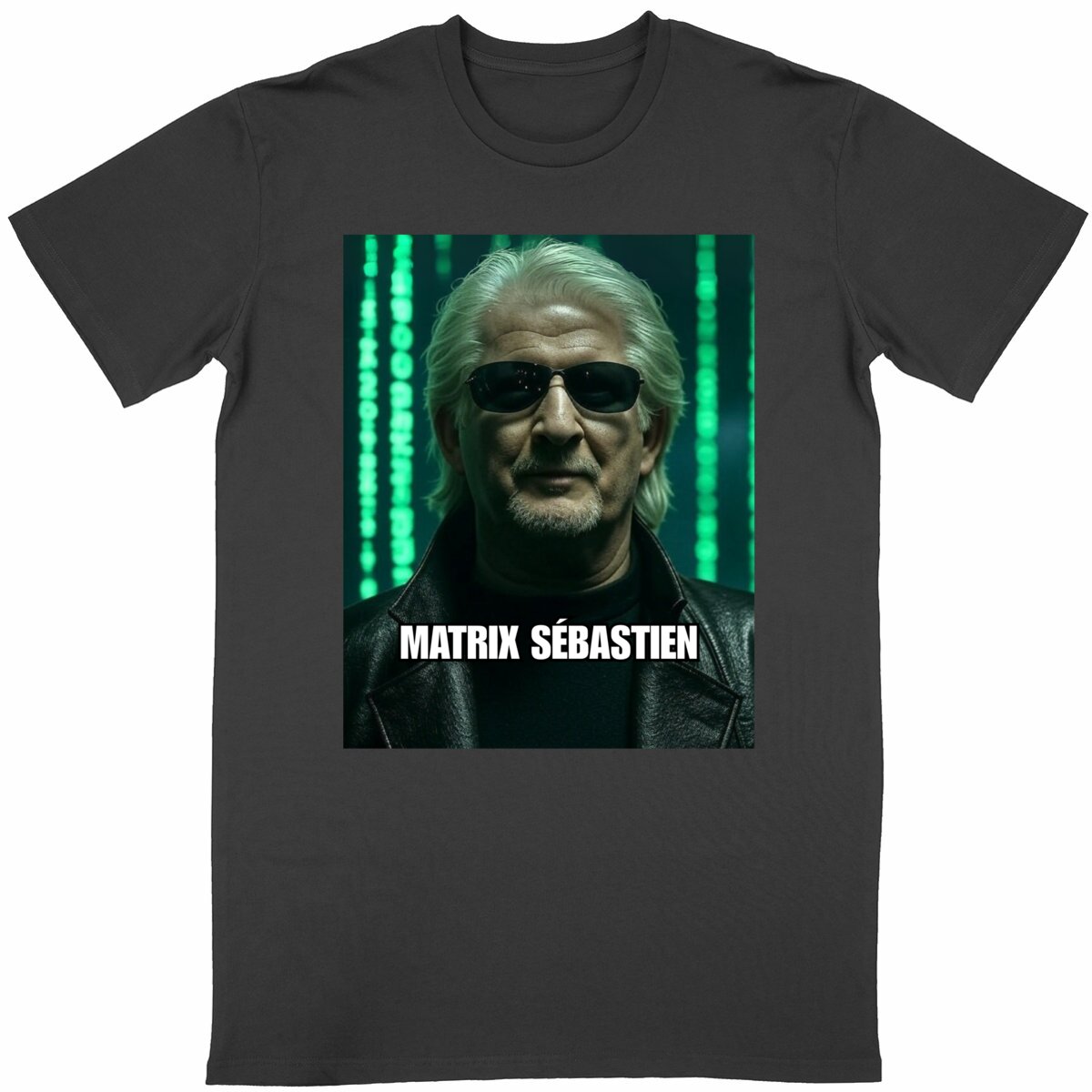 T-shirt Matrix Sébastien - face_noir