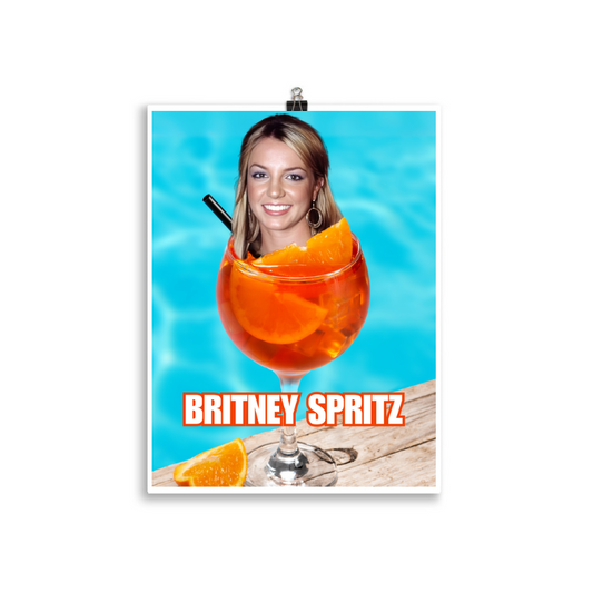 Poster Britney Spritz | Parodisiaque