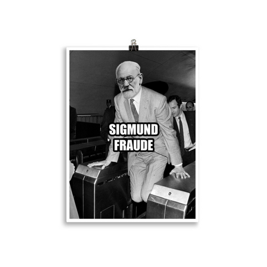 Poster Sigmund Fraude | Parodisiaque