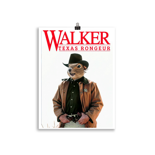 Poster Walker Texas Rongeur | Parodisiaque