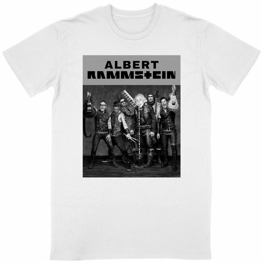 T-shirt Albert Rammstein | Parodisiaque - face_blanc