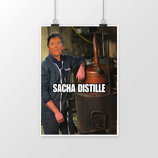 Poster Sacha Distille | Parodisiaque - portrait
